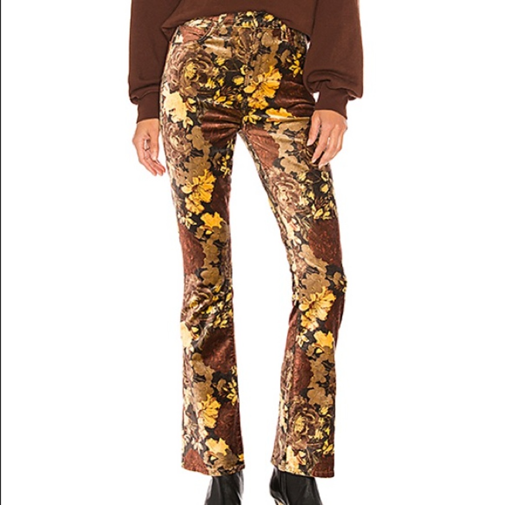 AGOLDE Nico Ultra High-Rise Velvet Bootcut Jeans NWT